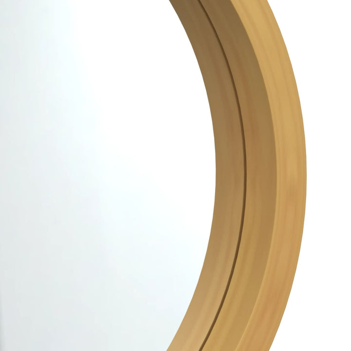 Wandspiegel met band ø˜ 55 cm goudkleurig
