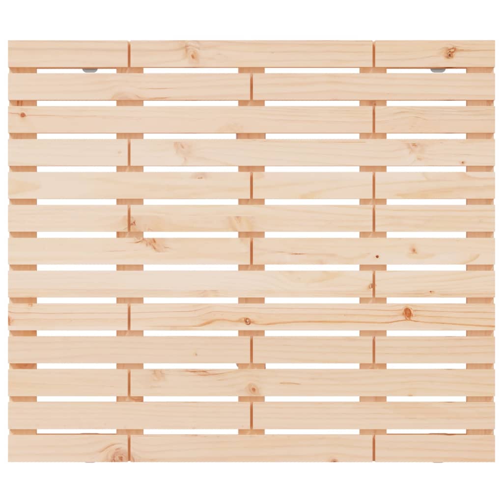 Hoofdbord wandmontage 106x3x91,5 cm massief grenenhout