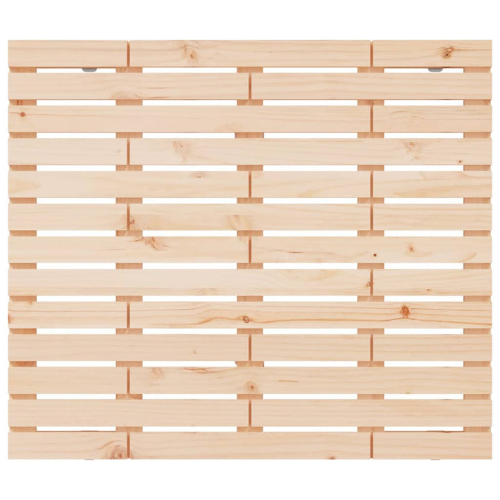 Hoofdbord wandmontage 106x3x91,5 cm massief grenenhout