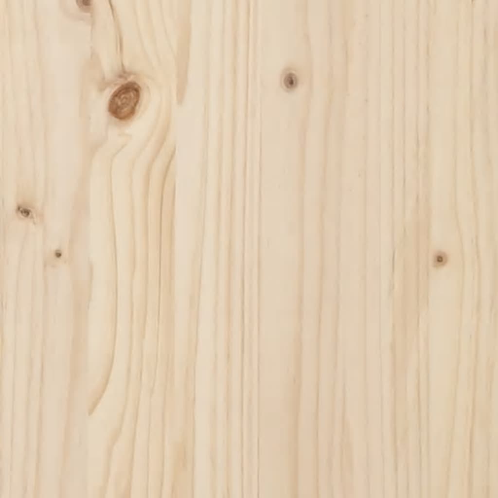 Hoofdbord wandmontage 96x3x91,5 cm massief grenenhout