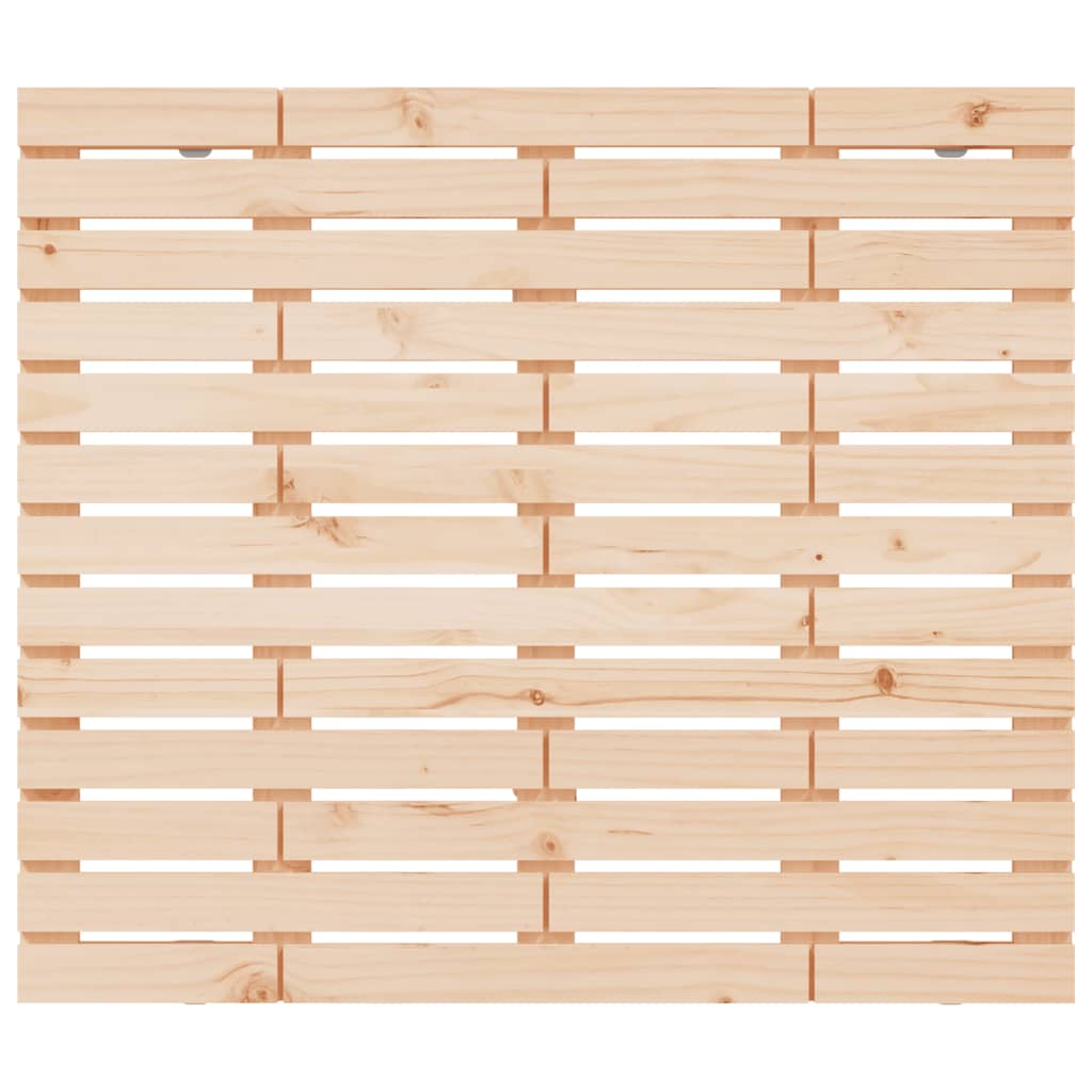 Hoofdbord wandmontage 146x3x91,5 cm massief grenenhout
