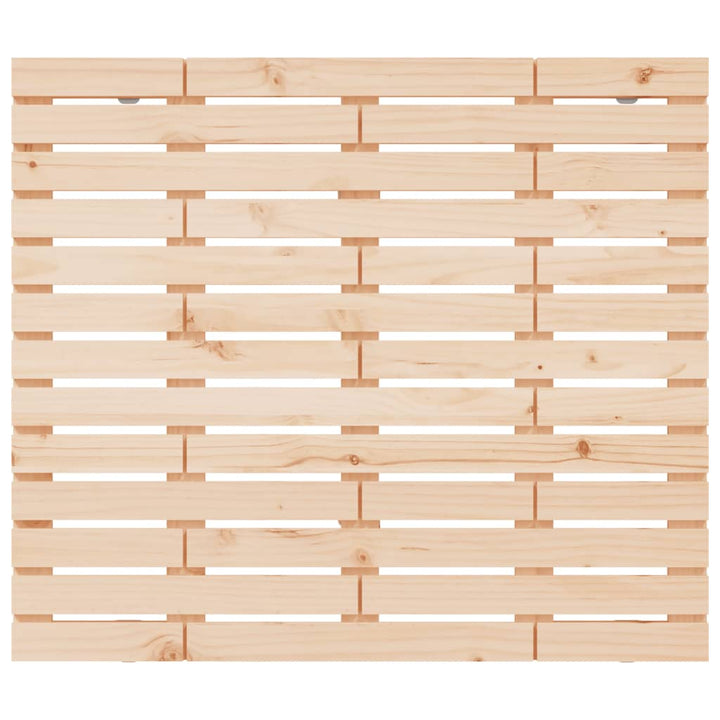 Hoofdbord wandmontage 146x3x91,5 cm massief grenenhout