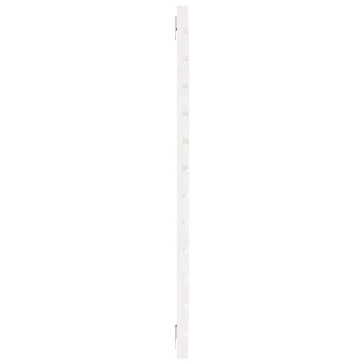 Hoofdbord wandmontage 146x3x91,5 cm massief grenenhout wit