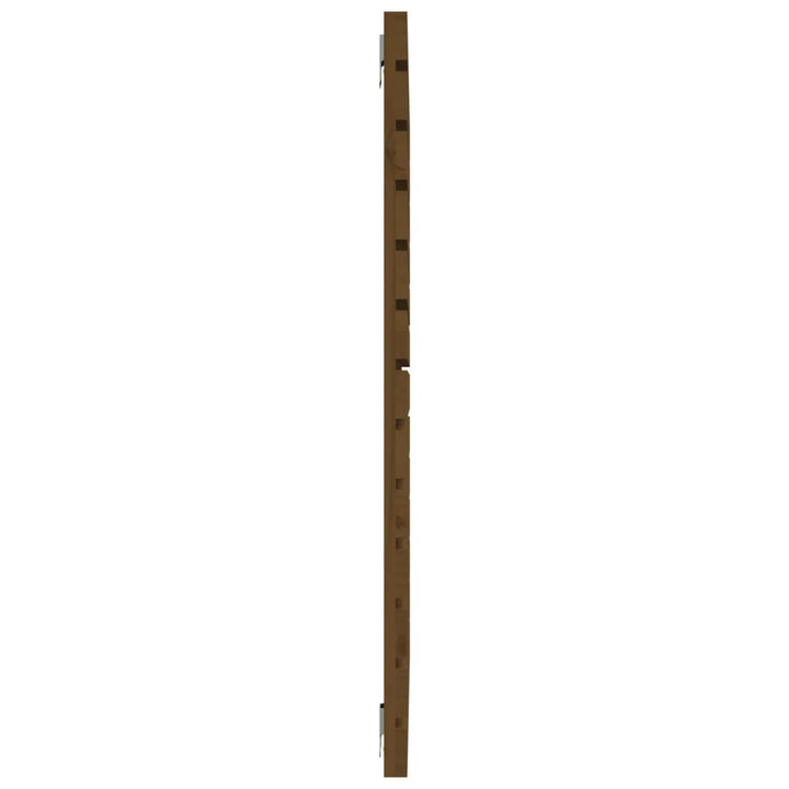 Hoofdbord wandmontage 146x3x91,5 cm grenenhout honingbruin