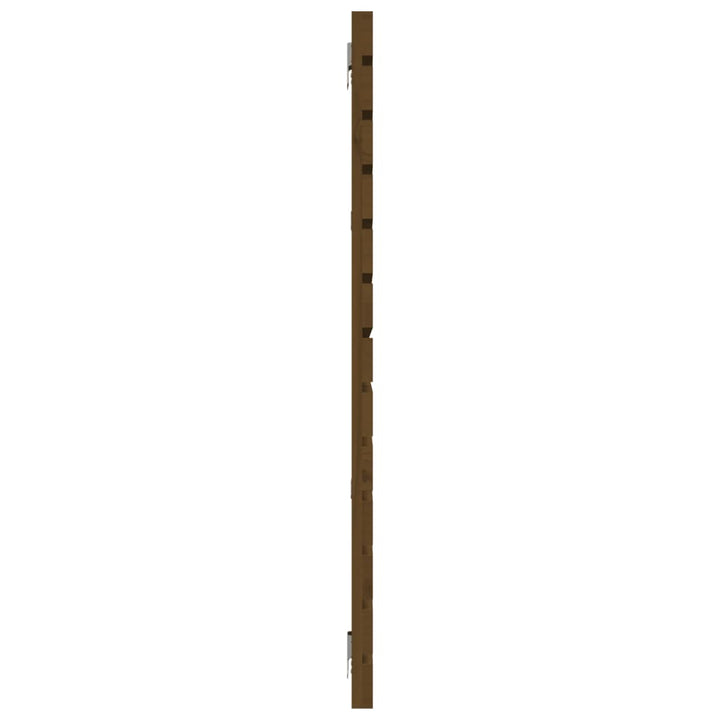 Hoofdbord wandmontage 156x3x91,5 cm grenenhout honingbruin