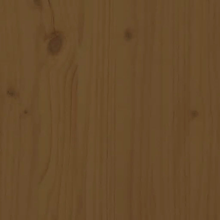 Hoofdbord wandmontage 81x3x91,5 cm grenenhout honingbruin