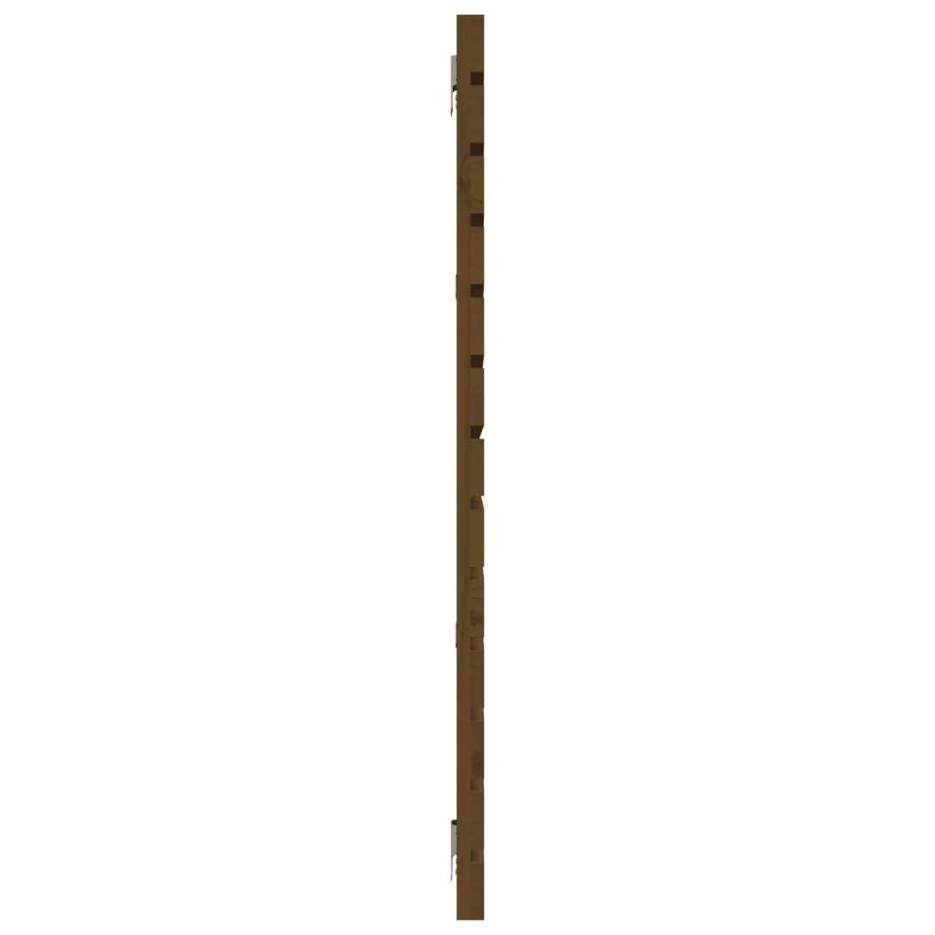 Hoofdbord wandmontage 166x3x91,5 cm grenenhout honingbruin