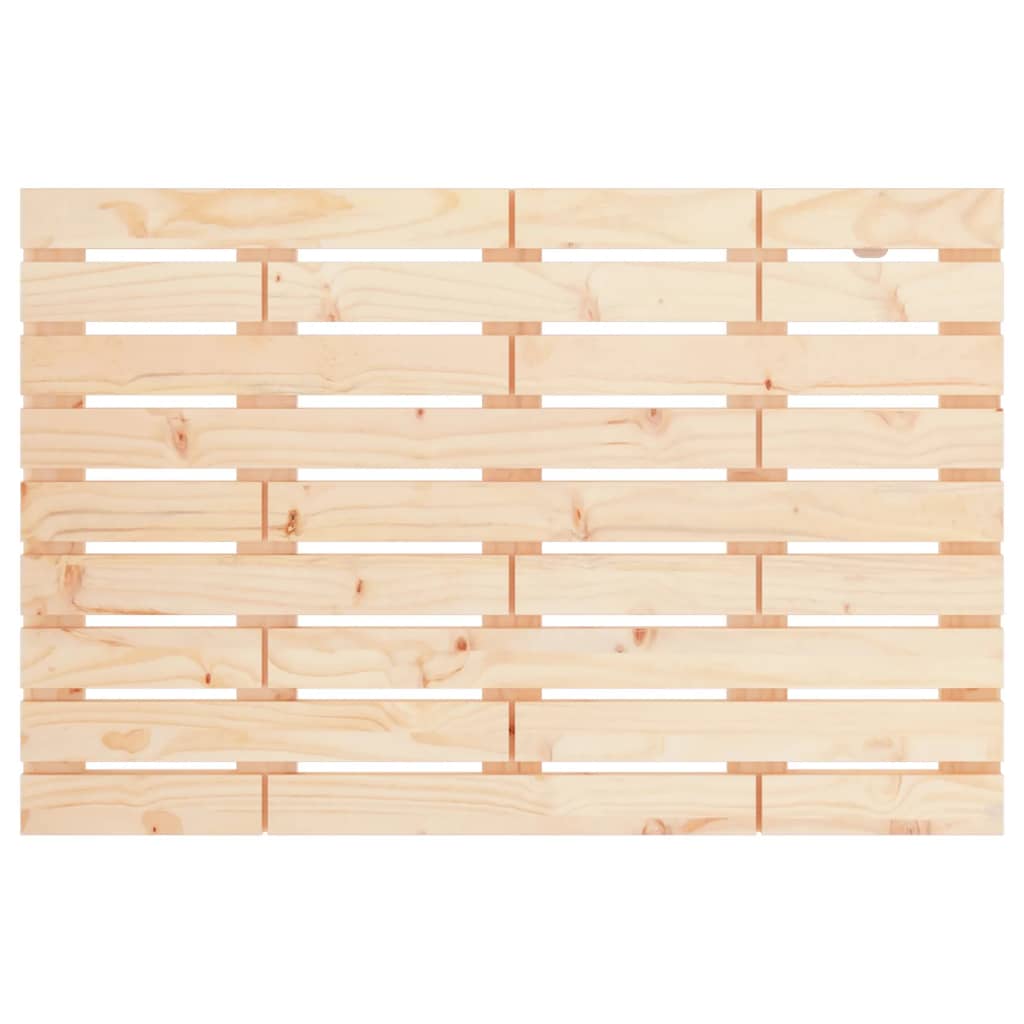 Hoofdbord wandmontage 96x3x63 cm massief grenenhout