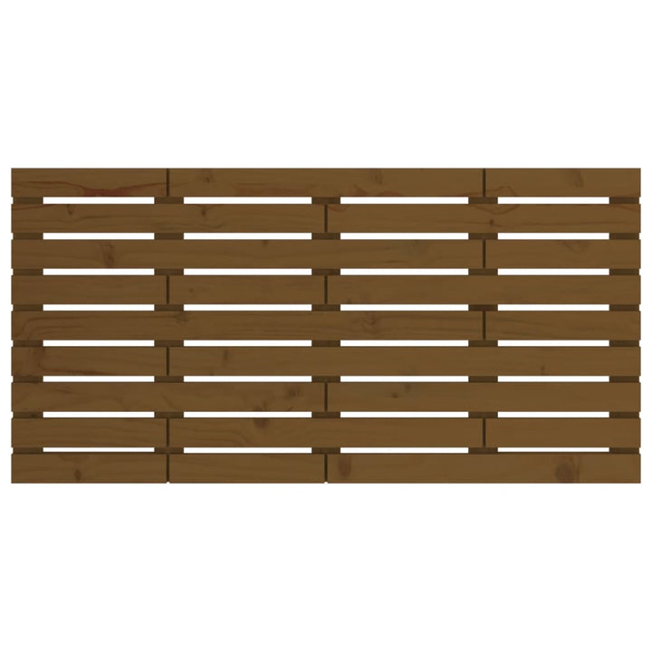 Hoofdbord wandmontage 156x3x63 cm grenenhout honingbruin
