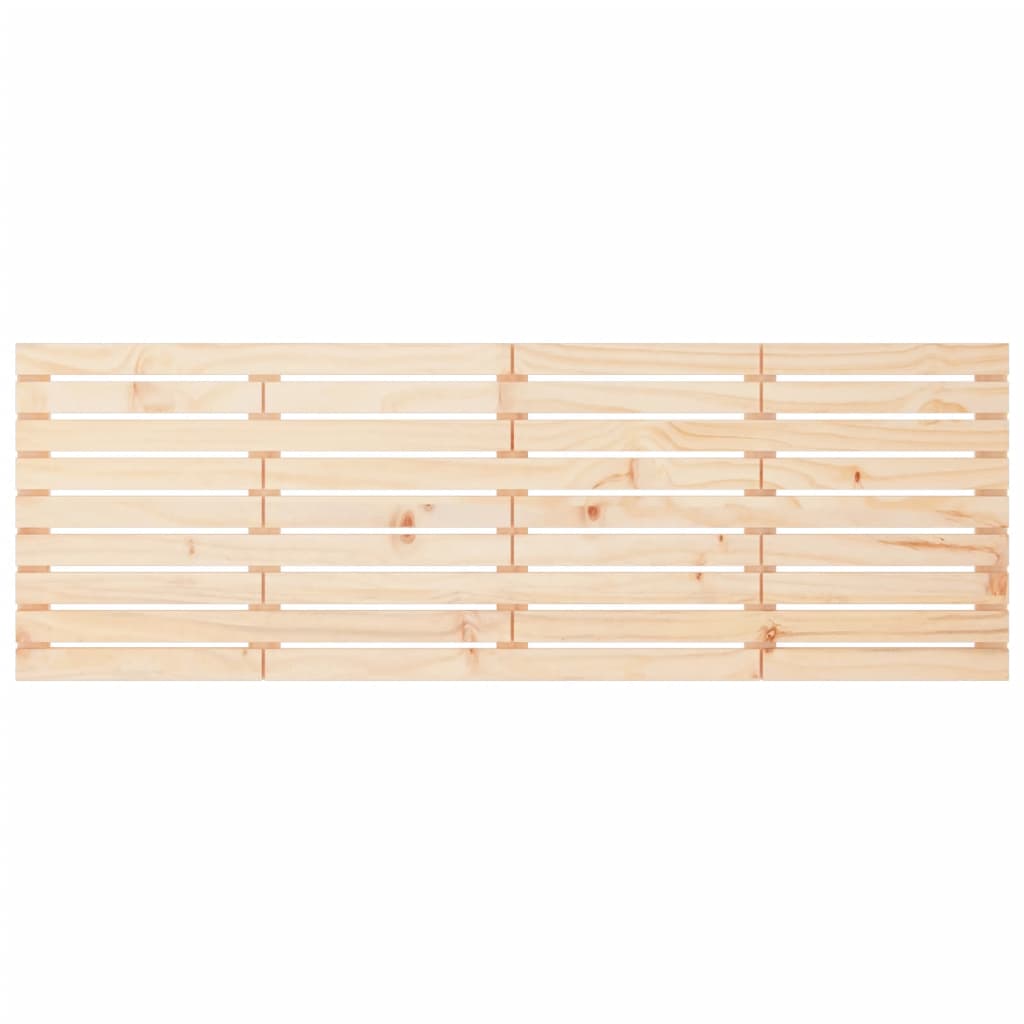 Hoofdbord wandmontage 186x3x63 cm massief grenenhout