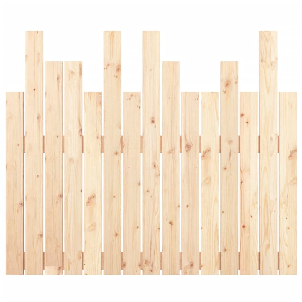 Hoofdbord wandmontage 95,5x3x80 cm massief grenenhout