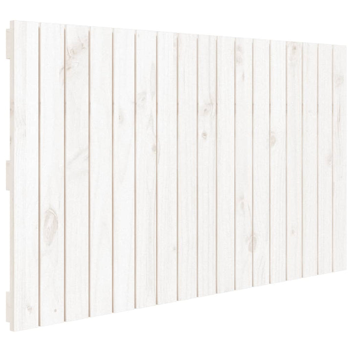 Wandhoofdbord 108x3x60 cm massief grenenhout wit
