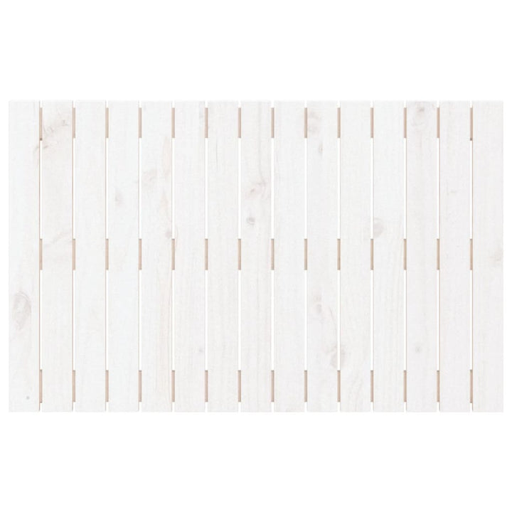 Wandhoofdbord 95,5x3x60 cm massief grenenhout wit