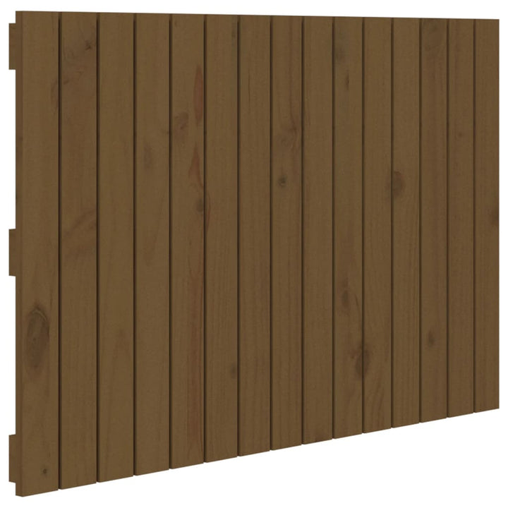 Wandhoofdbord 95,5x3x60 cm massief grenenhout honingbruin