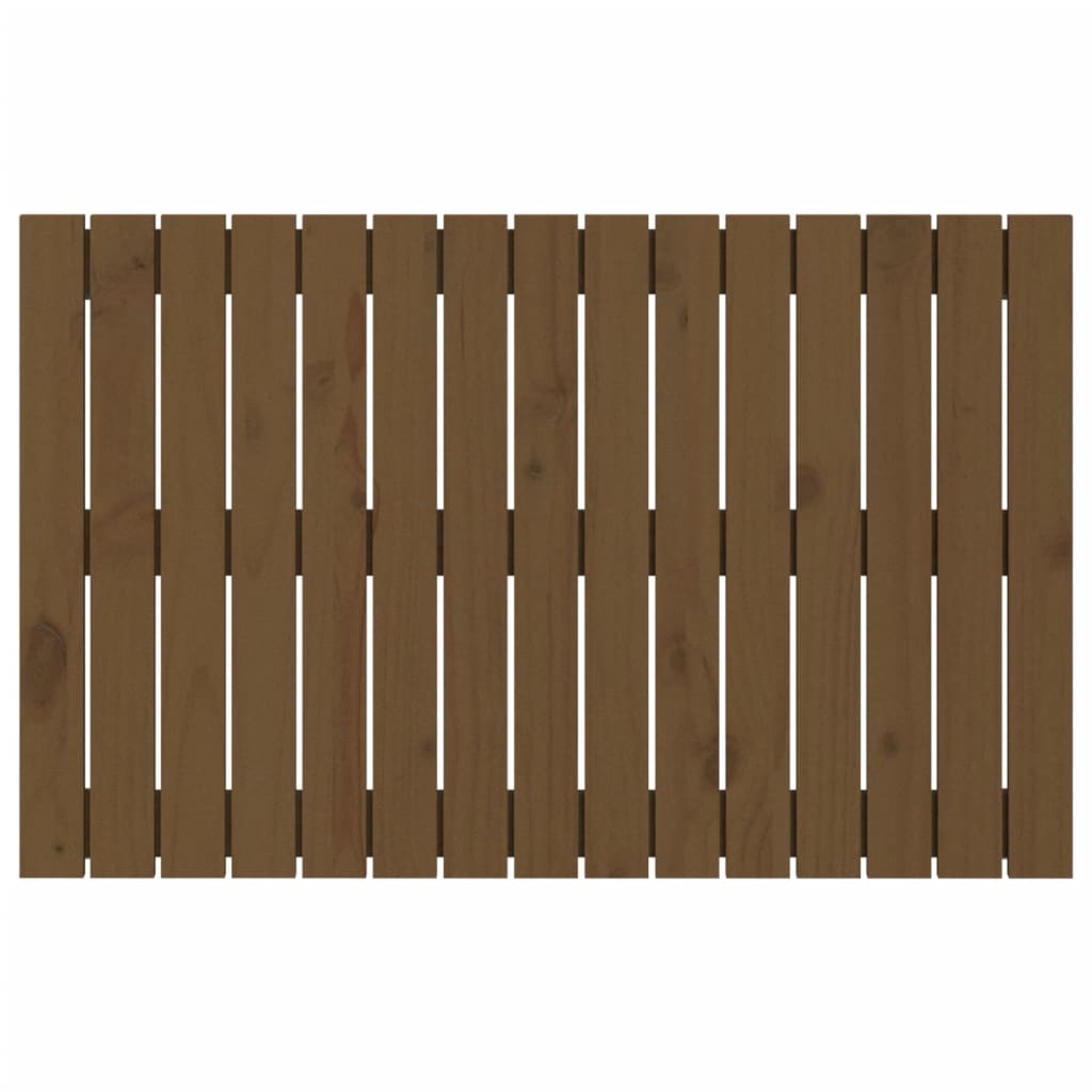 Wandhoofdbord 95,5x3x60 cm massief grenenhout honingbruin