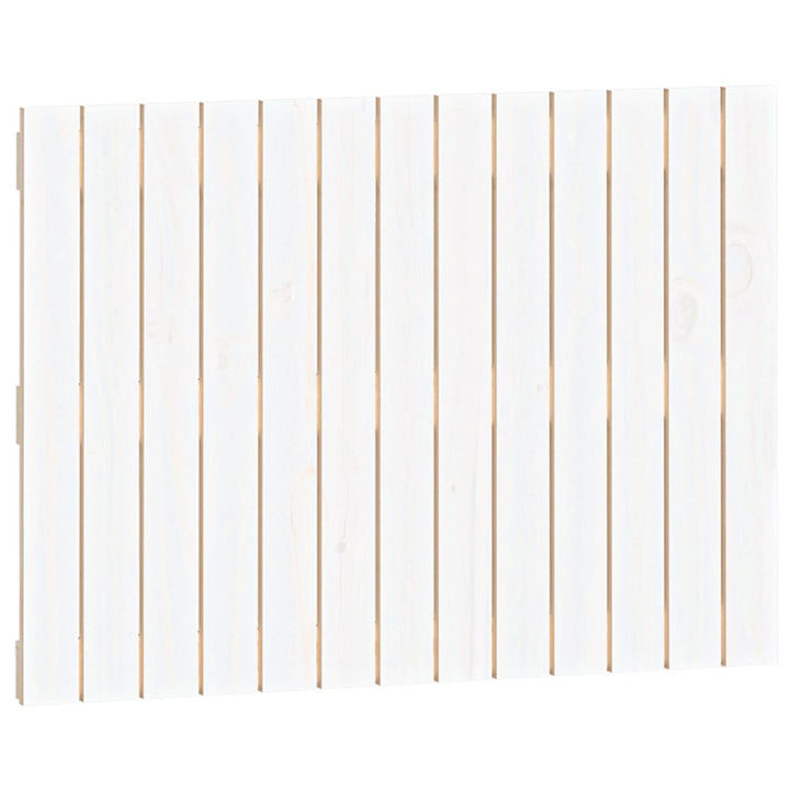Wandhoofdbord 82,5x3x60 cm massief grenenhout wit