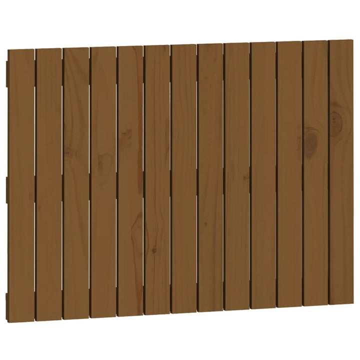 Wandhoofdbord 82,5x3x60 cm massief grenenhout honingbruin