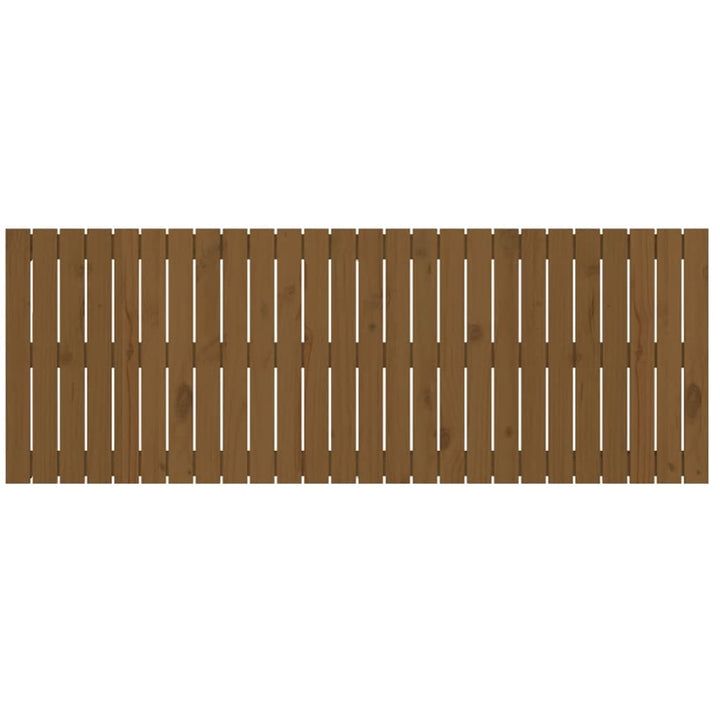 Wandhoofdbord 166x3x60 cm massief grenenhout honingbruin