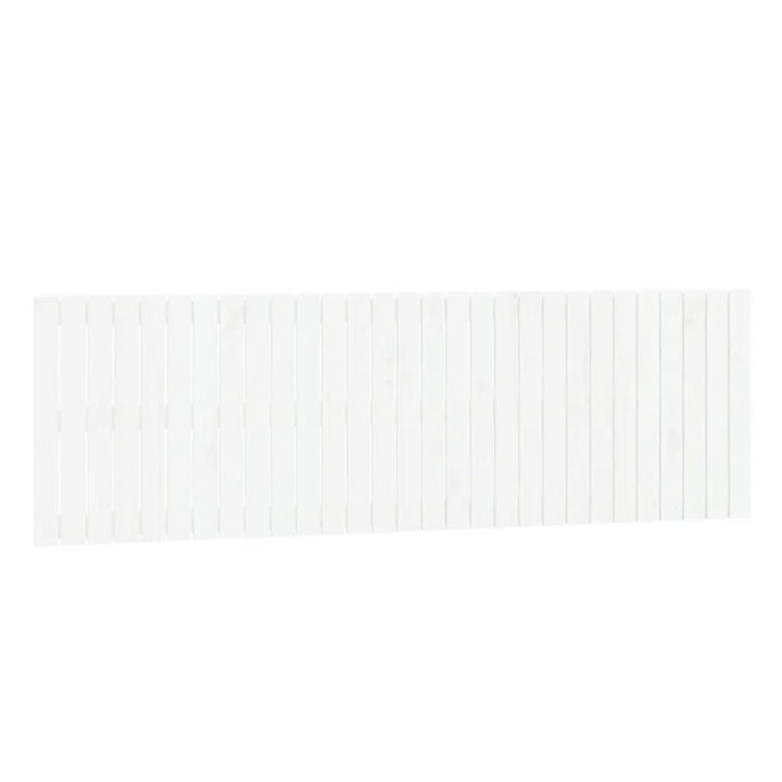 Wandhoofdbord 185x3x60 cm massief grenenhout wit