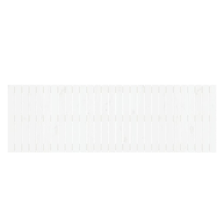Wandhoofdbord 185x3x60 cm massief grenenhout wit