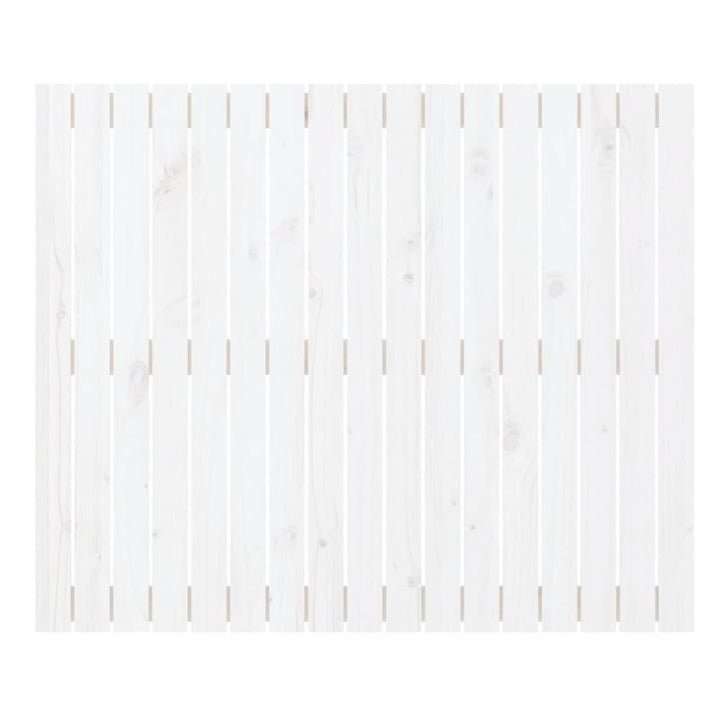 Wandhoofdbord 108x3x90 cm massief grenenhout wit