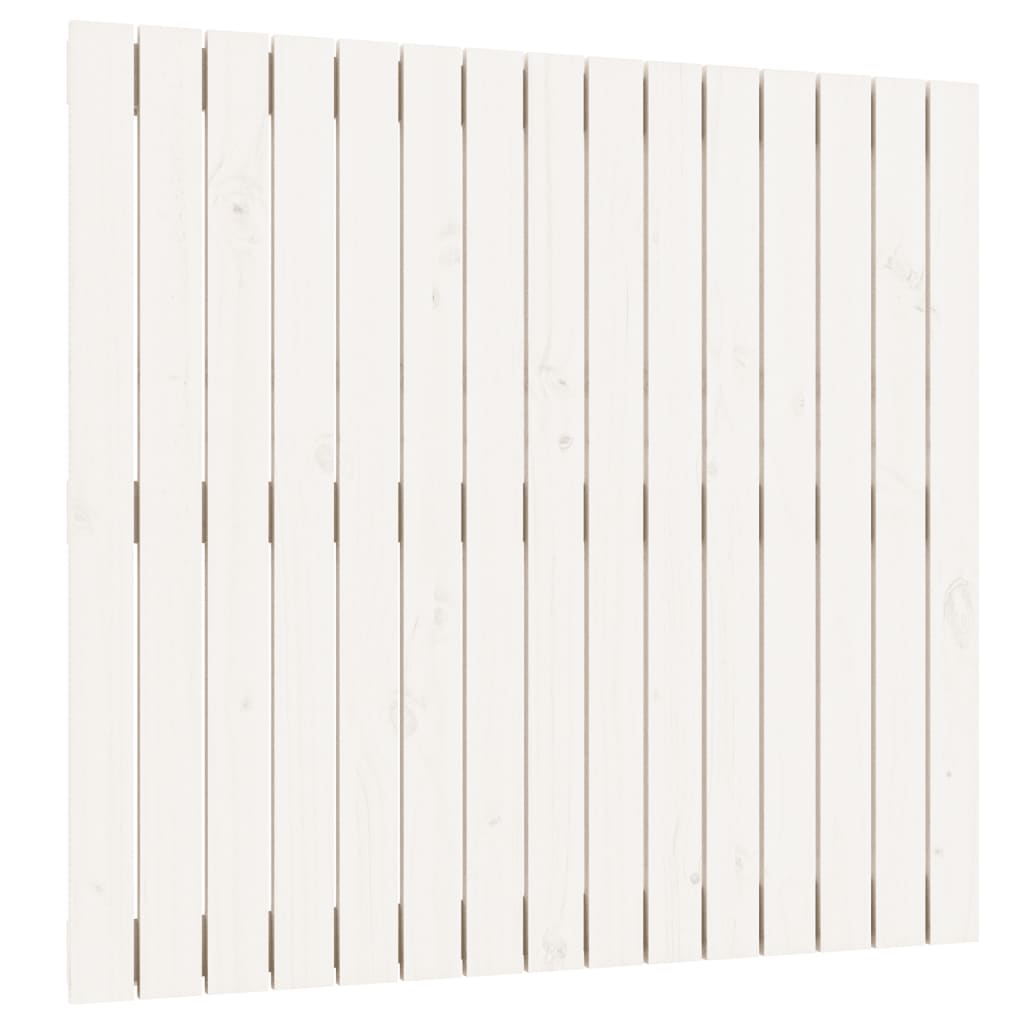 Wandhoofdbord 95,5x3x90 cm massief grenenhout wit