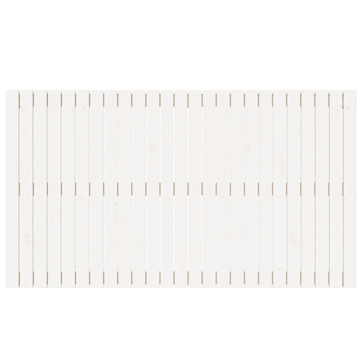 Wandhoofdbord 159,5x3x90 cm massief grenenhout wit
