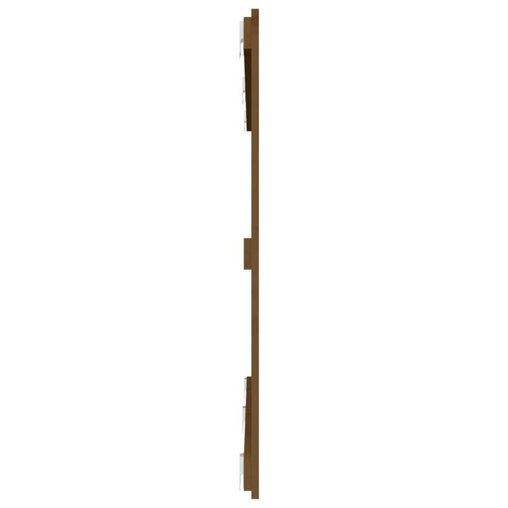 Wandhoofdbord 159,5x3x90 cm massief grenenhout honingbruin