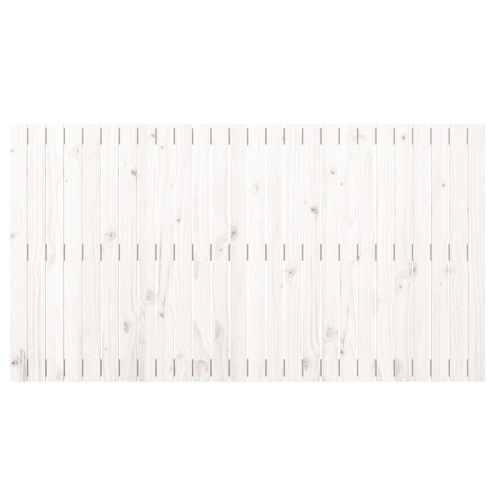 Wandhoofdbord 166x3x90 cm massief grenenhout wit