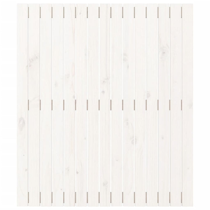 Wandhoofdbord 95,5x3x110 cm massief grenenhout wit