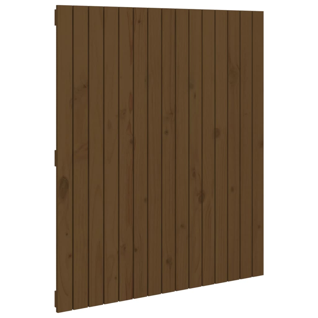 Wandhoofdbord 95,5x3x110 cm massief grenenhout honingbruin