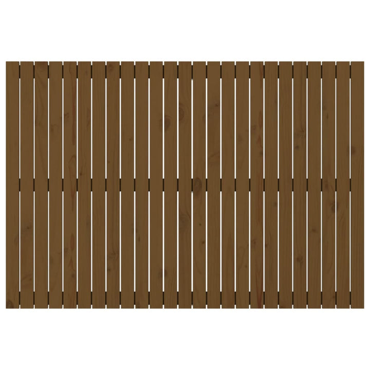 Wandhoofdbord 159,5x3x110 cm massief grenenhout honingbruin