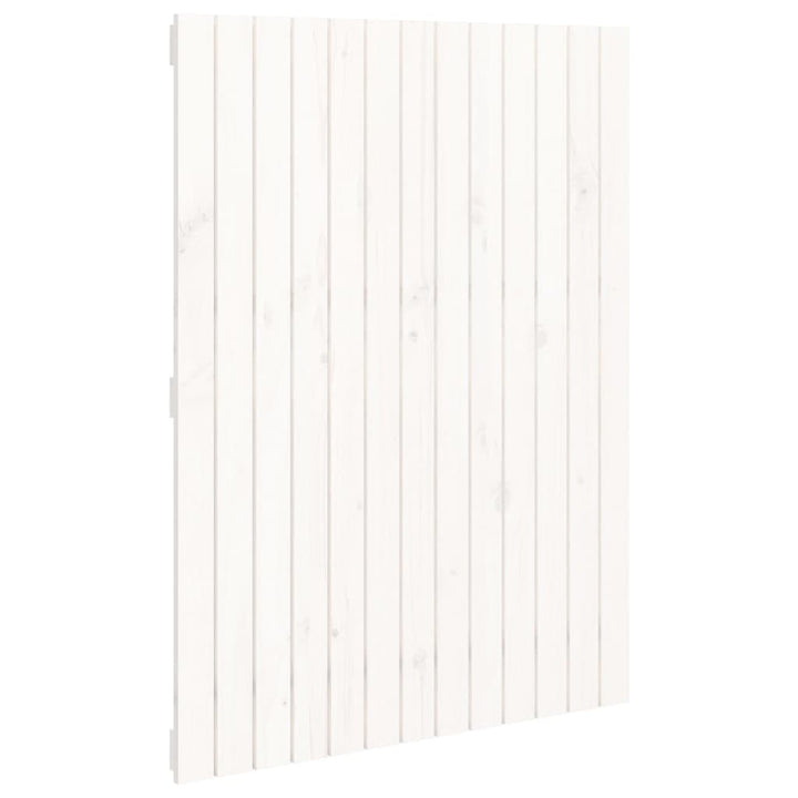 Wandhoofdbord 82,5x3x110 cm massief grenenhout wit