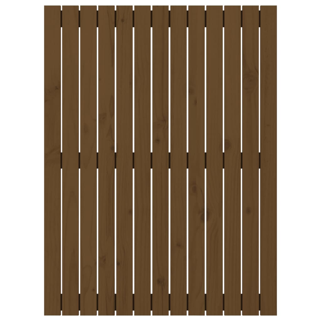 Wandhoofdbord 82,5x3x110 cm massief grenenhout honingbruin