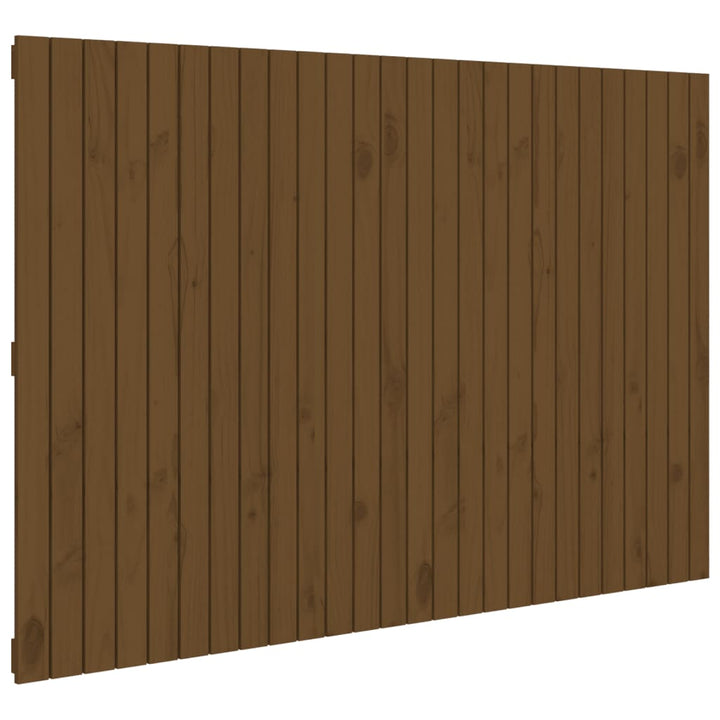 Wandhoofdbord 166x3x110 cm massief grenenhout honingbruin