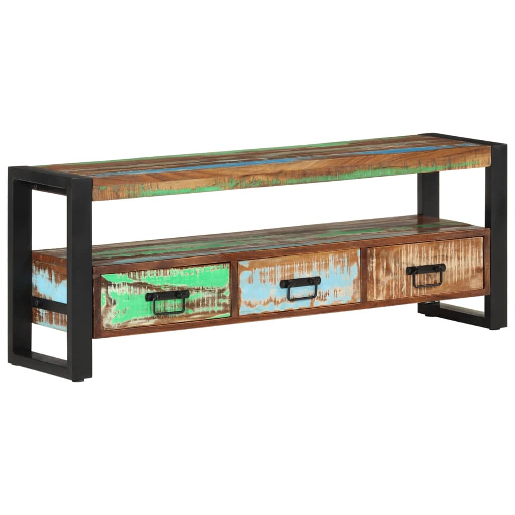 Tv-meubel 120x30x45 cm massief gerecycled hout