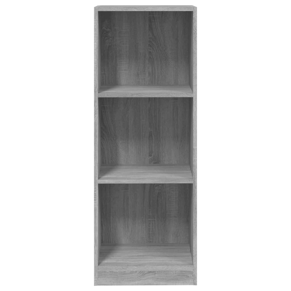 Boekenkast 40x24x109 cm bewerkt hout grijs sonoma eikenkleurig