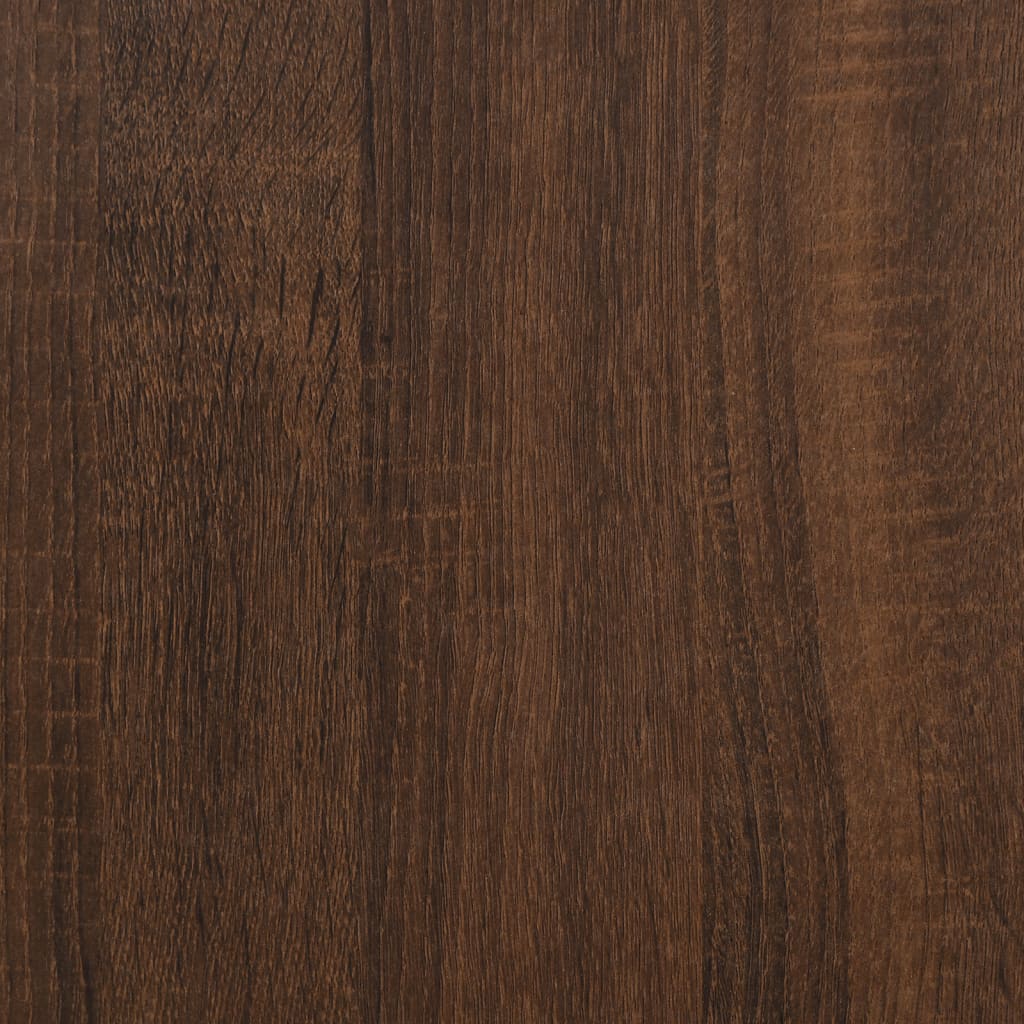 Badkamerkast 60x32x53,5 cm bewerkt hout bruineikenkleurig
