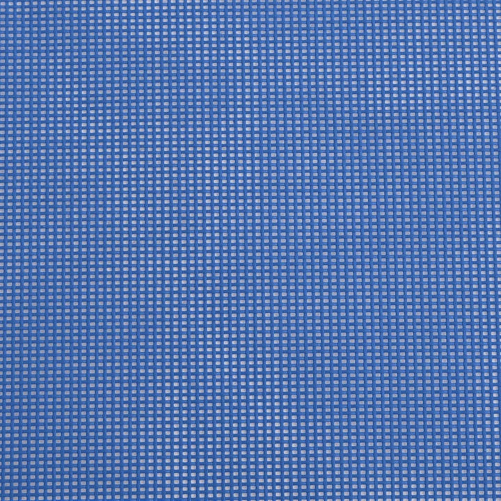 vidaXL Strandstoelen 2 st textileen en gepoedercoat staal blauw