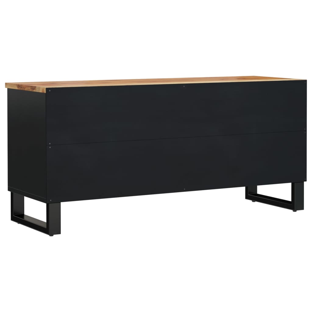 Tv-meubel 100x33x46 cm massief acaciahout en bewerkt hout