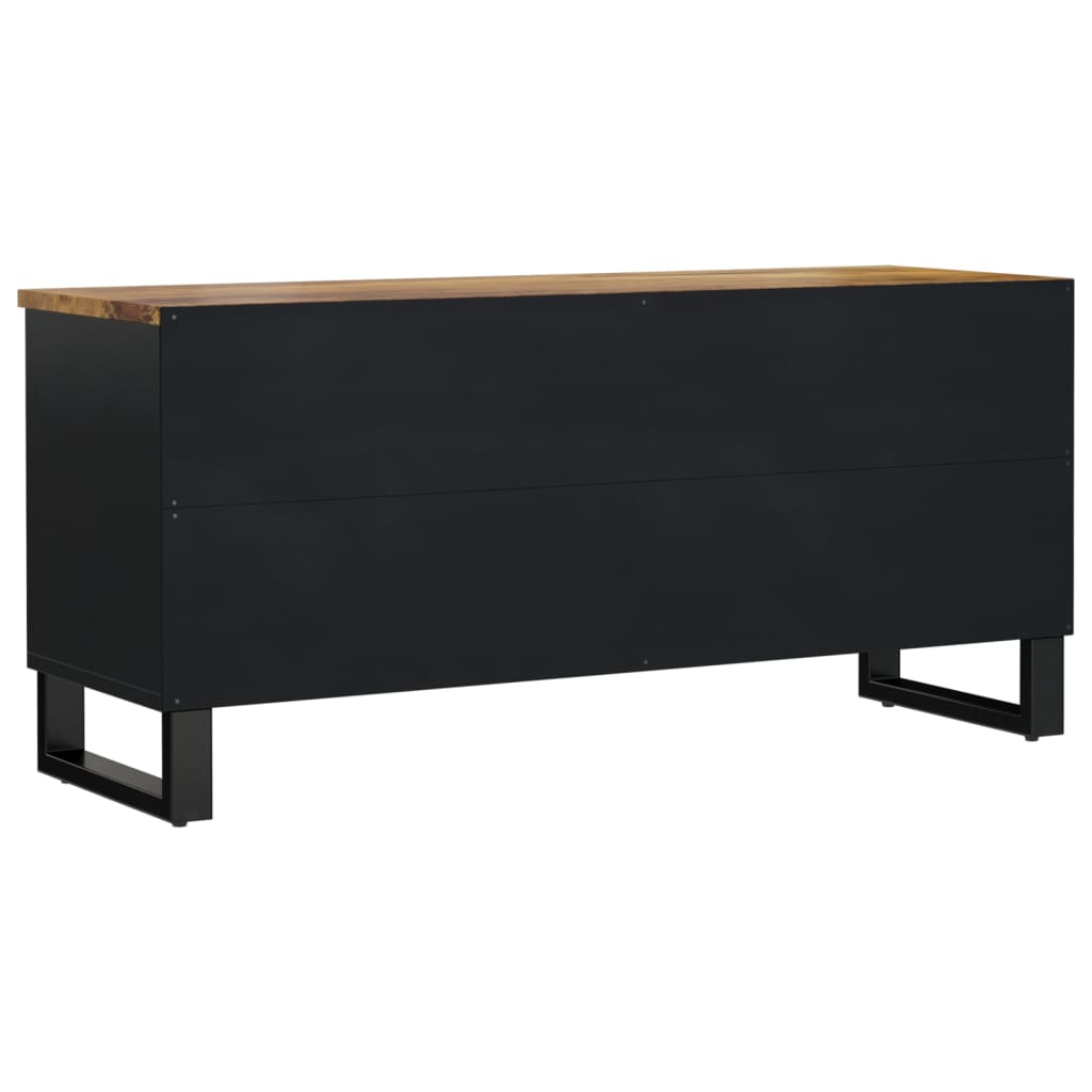 Tv-meubel 100x33x46 cm massief mangohout en bewerkt hout