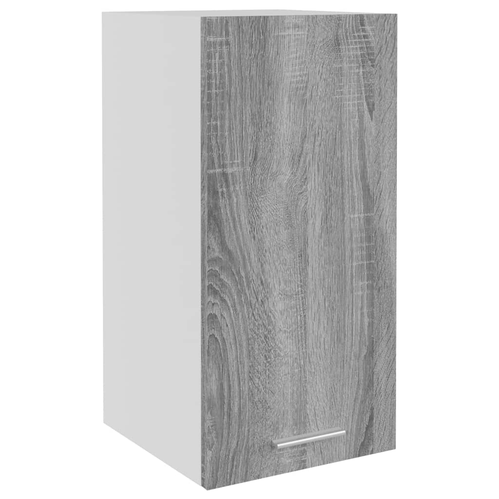 Hangkast 29,5x31x60 cm bewerkt hout grijs sonoma eikenkleurig