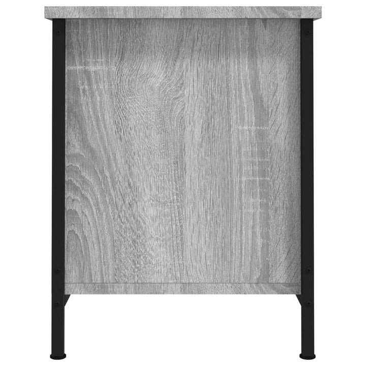 Tv-meubel met deuren 60x35x45 cm bewerkt hout grijs sonoma