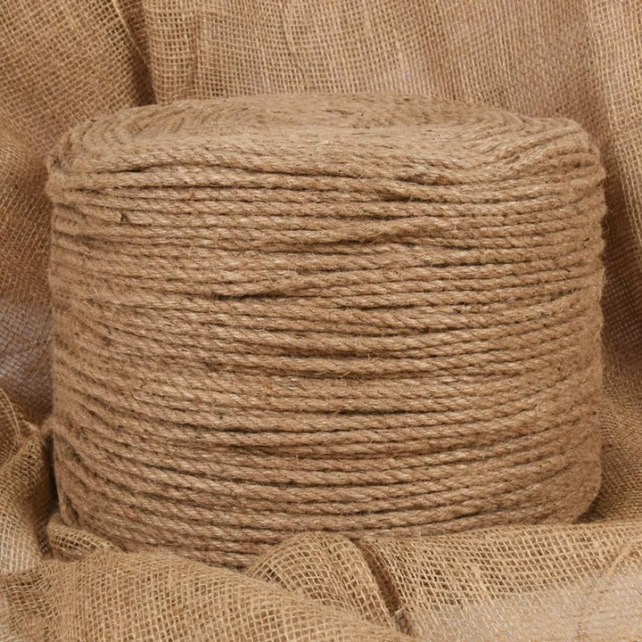 Touw 25 m lang 6 mm dik jute