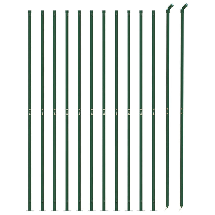 Draadgaashek met flens 1,1x25 m groen