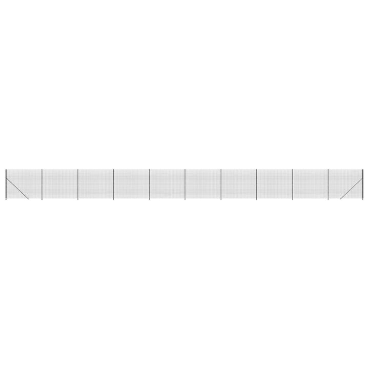 Draadgaashek met flens 2,2x25 m antracietkleurig