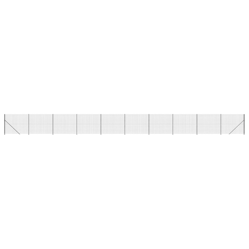 Draadgaashek met flens 2,2x25 m antracietkleurig