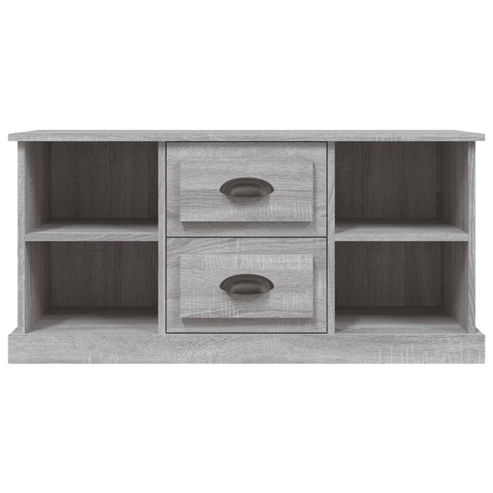 Tv-meubel 99,5x35,5x48 cm bewerkt hout grijs sonoma eikenkleur