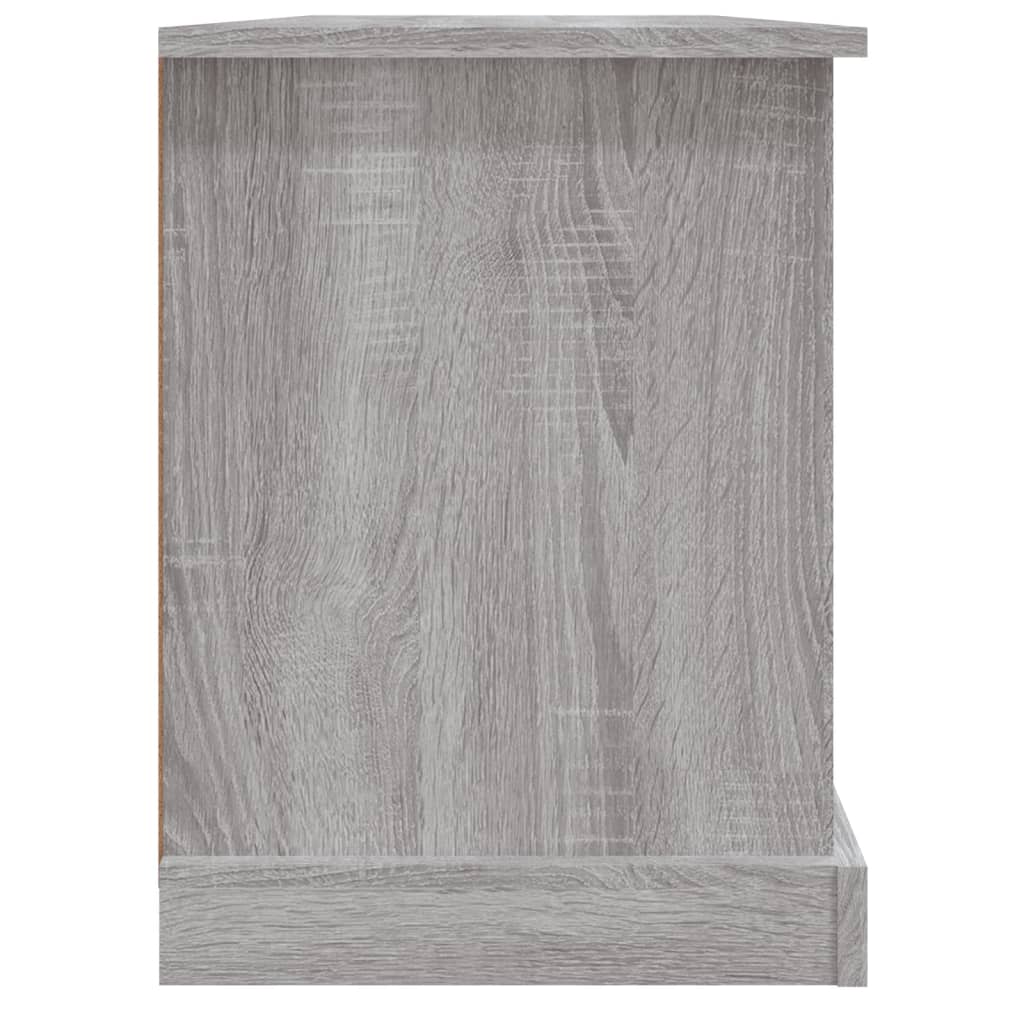 Tv-meubel 99,5x35,5x48 cm bewerkt hout grijs sonoma eikenkleur