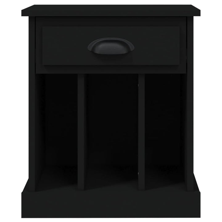 Nachtkastje 43x36x50 cm zwart